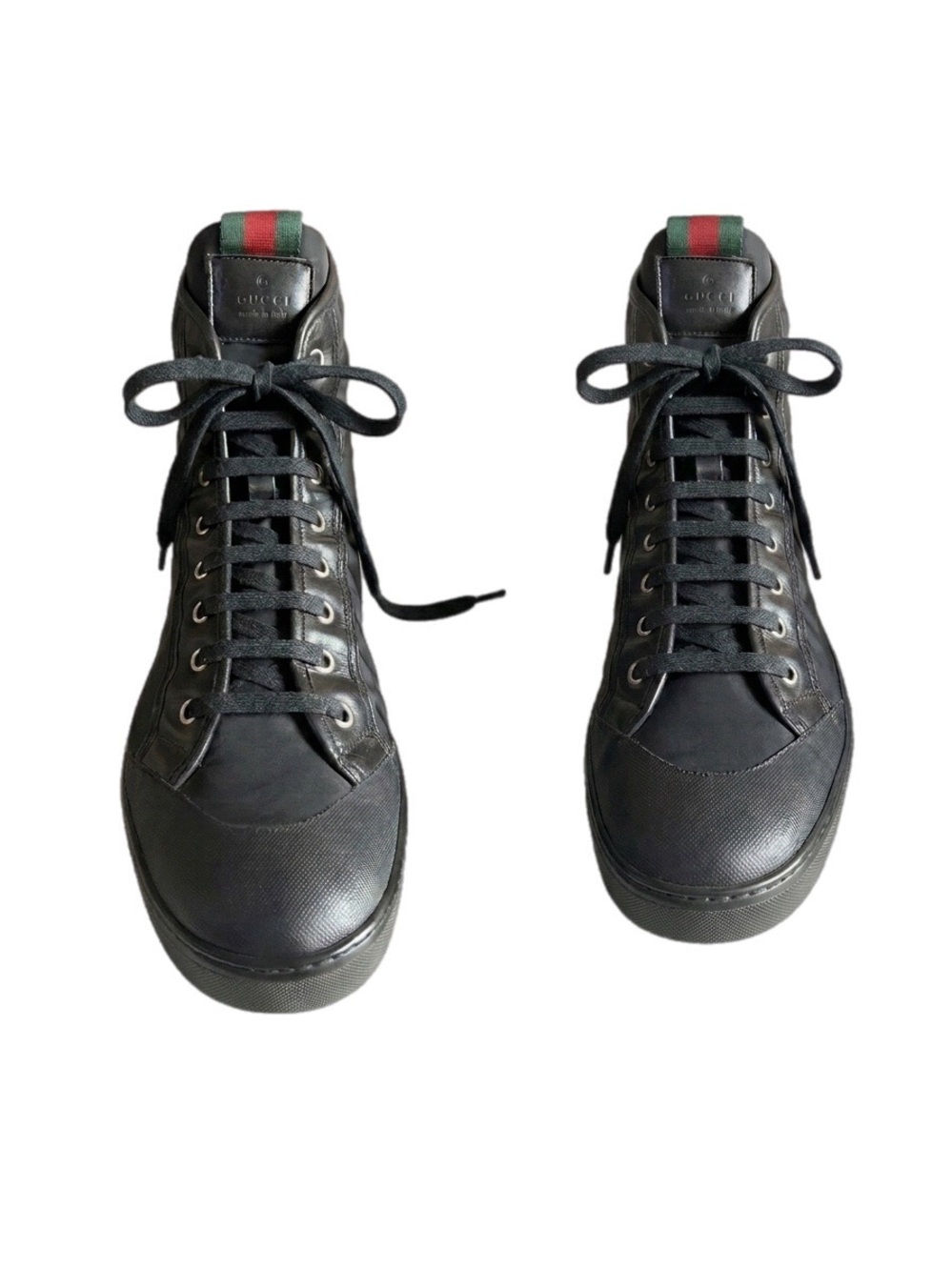 Gucci Nylon Interlocking G High-Top Sneaker - Picture 7 of 12